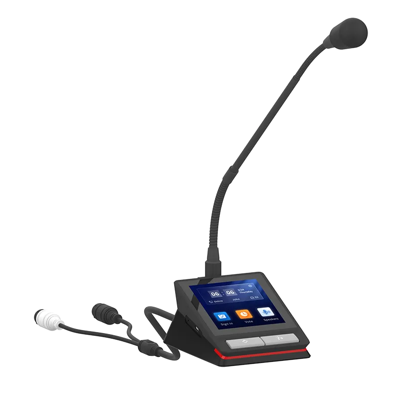 IP-пульт SPON серии LCN-8003 с экраном 4,3″ и микрофоном на гибкой штанге
